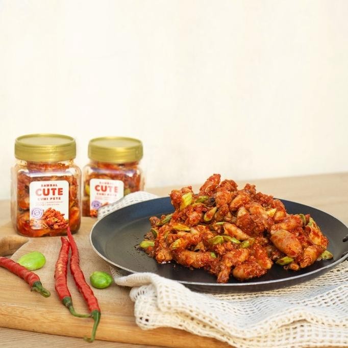 

Sambal Baby Cumi Cumi Pete / Petai 200G [CUTE] PEDAS GURIH GS1
