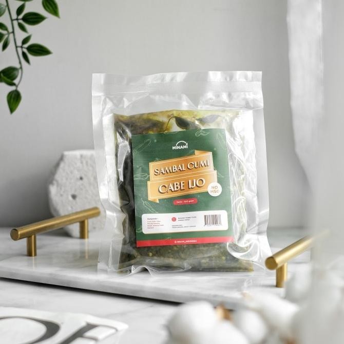 

Minami Sambal Cumi Cabe Ijo 300gr GS1