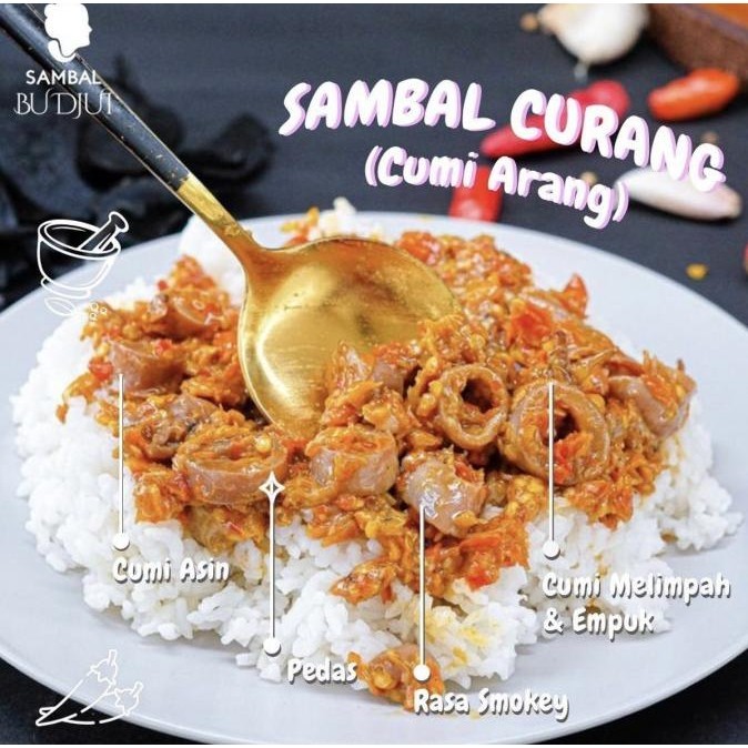 

Sambal Bu Djui - Sambal Curang / Sambal Cumi Arang GS1