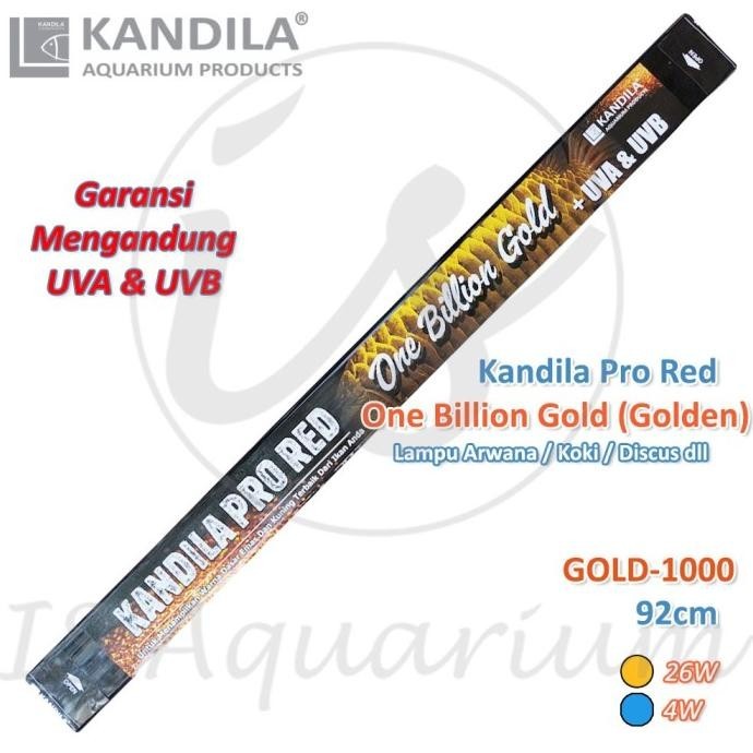 Kandila Pro Red One Billion Gold 1000 92cm Lampu Celup Ikan Arowana