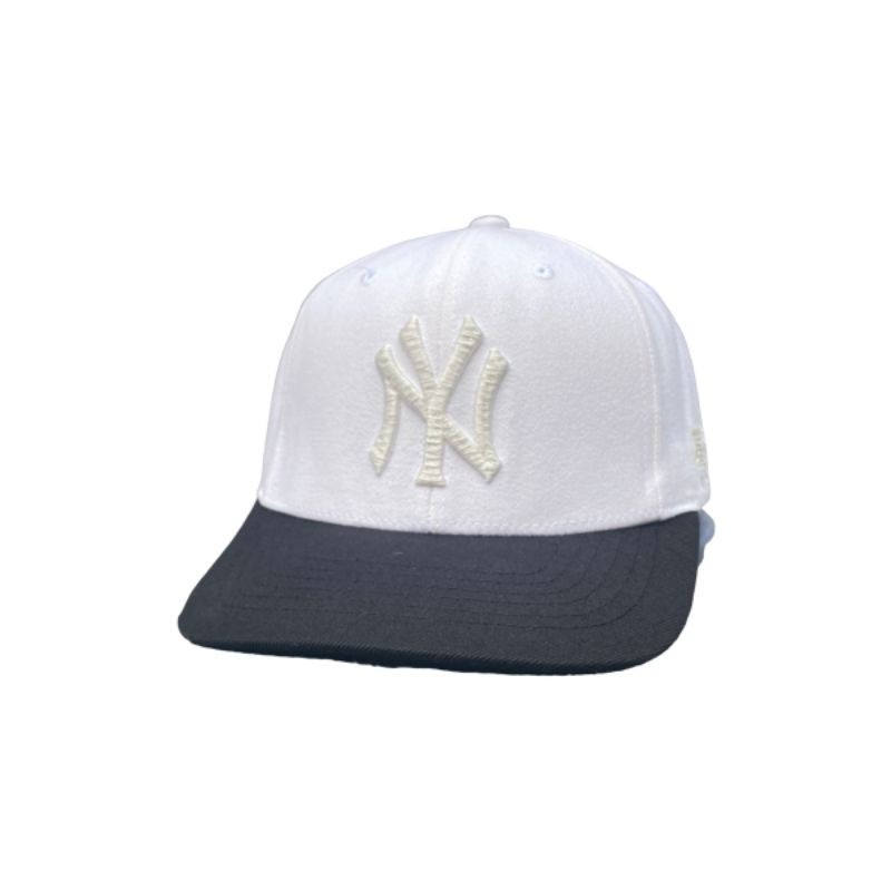 Topi Snapback MLB NY Yankees White Black OSFA Second Original Murah