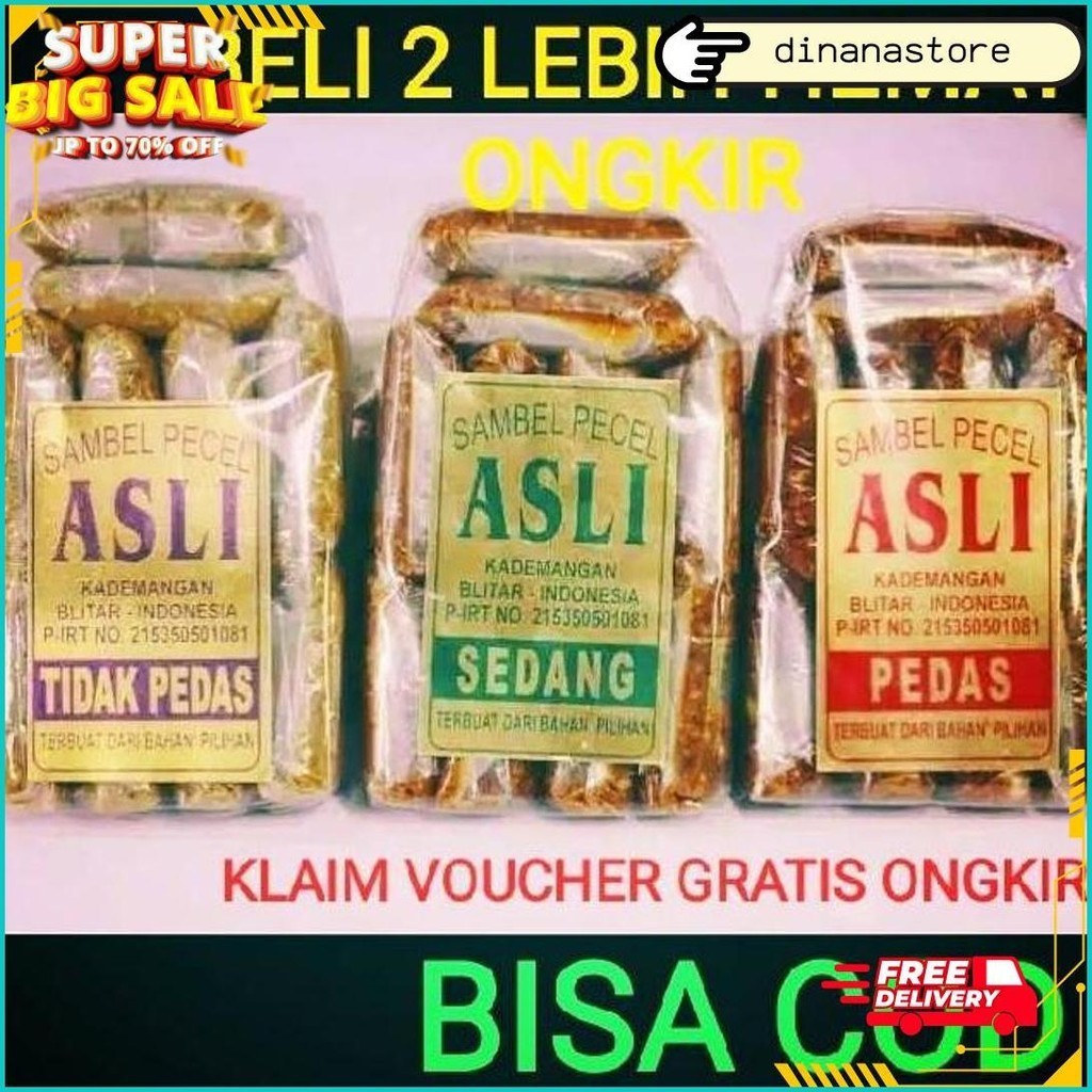 

Sambel Pecel Asli Blitar / Sambal Pecel Asli 450 Gram Terlaris