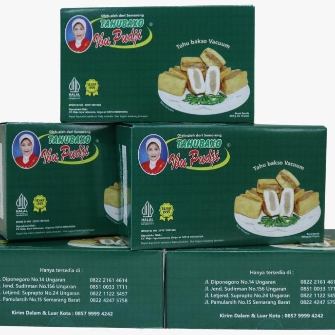 

Tahu Bakso Tahubaxo Ibu Pudji Ungaran kemasan VACUUM L19A