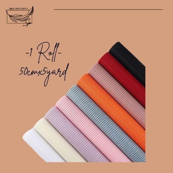 

VIRAL (SW) TERLARIS FLOWER MESH KOREAN SQUARE NET Korean Jaring2 Net Roll JARING BESAR POLYNET Spider Mesh Roll UNTUK Buket wedding/wisuda sd-5