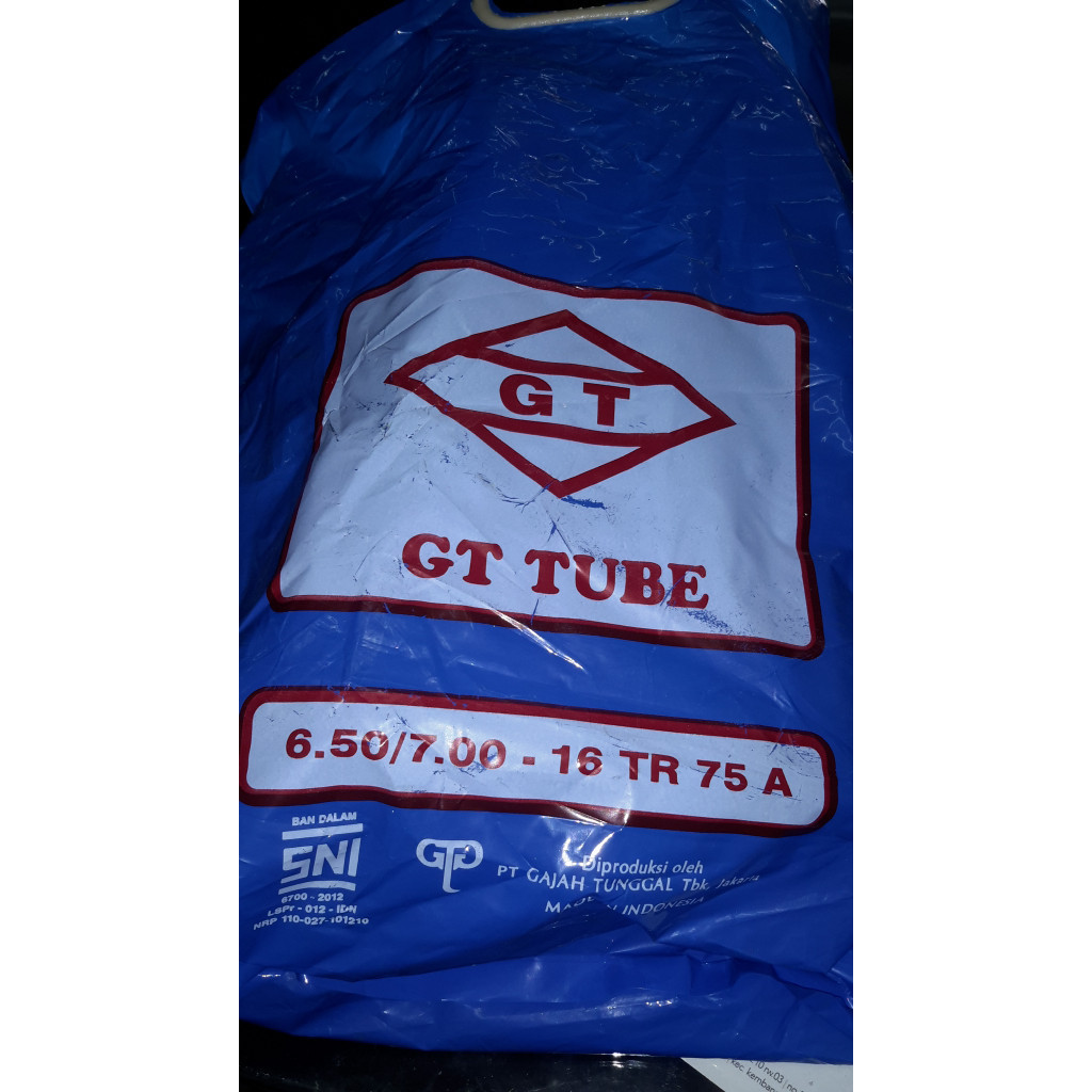 Ban Dalam Mobil Ring 16 Gajah Tunggal (pentil standar) Truck / Truk