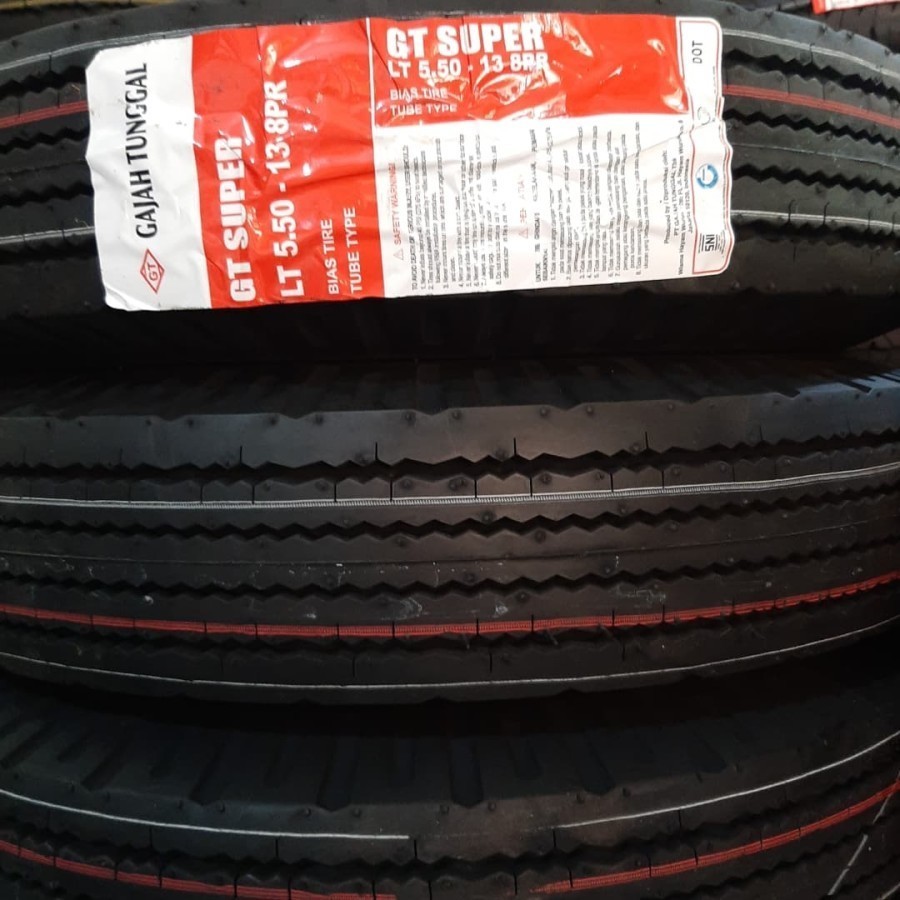 BAN LUAR / Ban Mobil GAJAH TUNGGAL 550 13 / 550-13 / 5.50-13 8PR