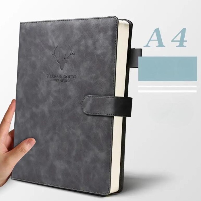 

Buku Catatan Besar A4 Buku Diary Jurnal Super Lebar Ukuran A4 Catatan