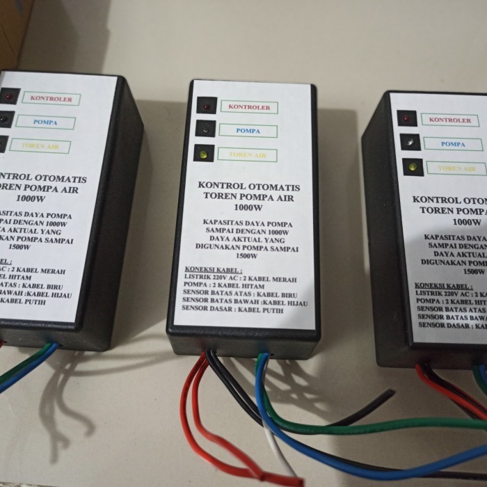 Kontrol Otomatis Sensor Tandon Toren Pompa Air 1000 Watt