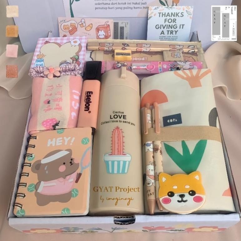 

SALE [ READY ] PASTEL STUDY SET 12 in 1 Paket Alat Tulis Korea Stationery Set Journaling Kit Aesthetic by GYAT Project ATK Hadiah Anak Notes Spiral Peralatan Sekolah Lucu Perlengkapan Belajar Bujo Journaling Vintage Kado Ulang Tahun Kado Wisuda Kado Natal