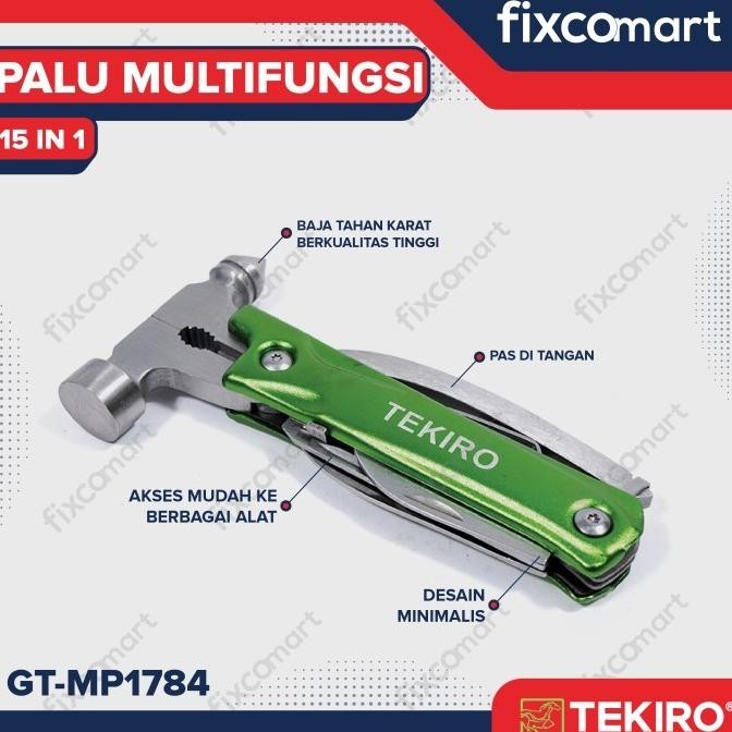 Tekiro Palu Multifungsi 15 in 1