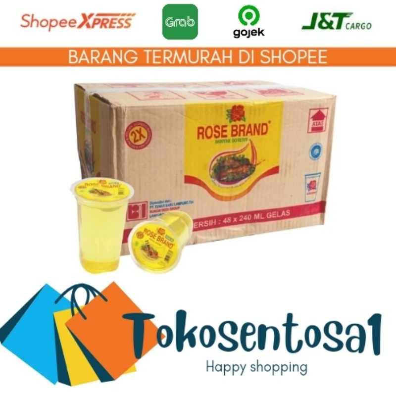 

minyak gelas rose brand/ bulan sabit /1 DUS isi 48