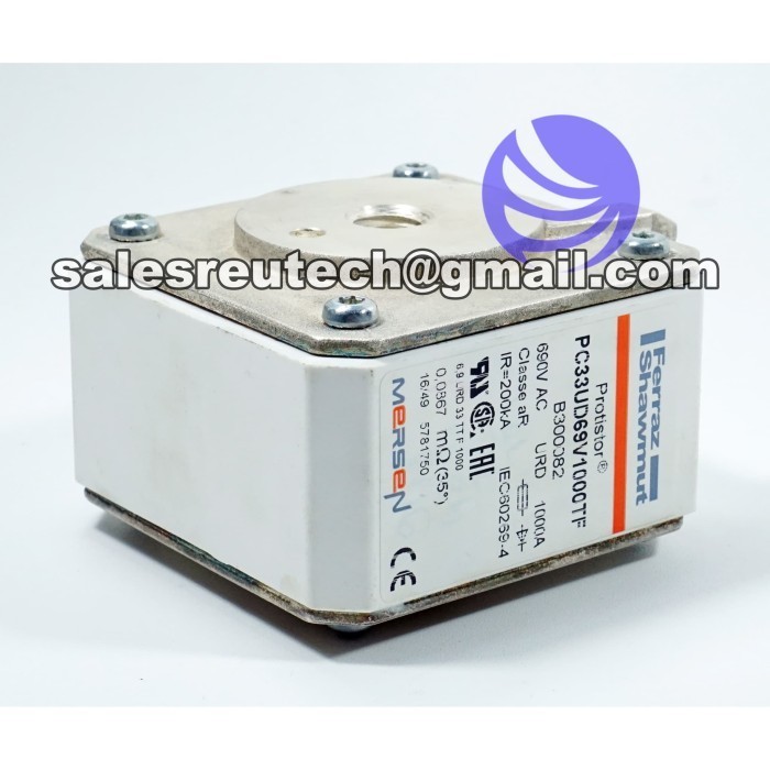 Fuse aR Ferraz Shawmut Mersen PC33UD69V1000TF 1000A 690V B300082