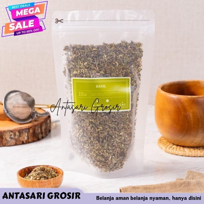 

DRIED BASIL LEAVES DAUN KEMANGI KERING LEAF REMPAH ORGANIK PREMIUM KUALITAS TERBAIK!