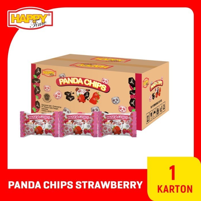 

TERJAMIN Happy Time Panda Chips 1 Kardus