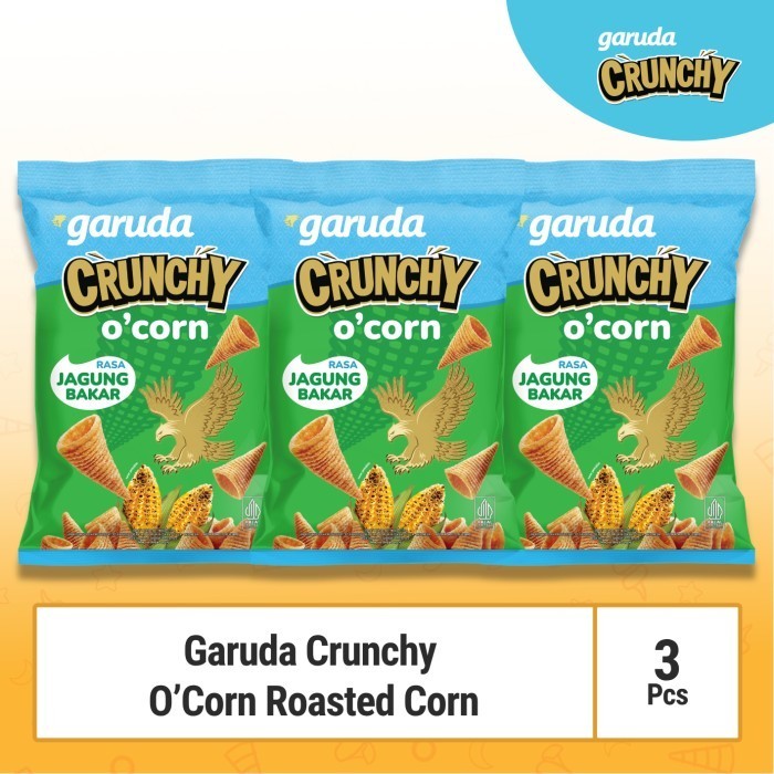 

TERBAIK Garuda Crunchy OCorn Roasted Corn 3 Pcs - Snack / Cemilan
