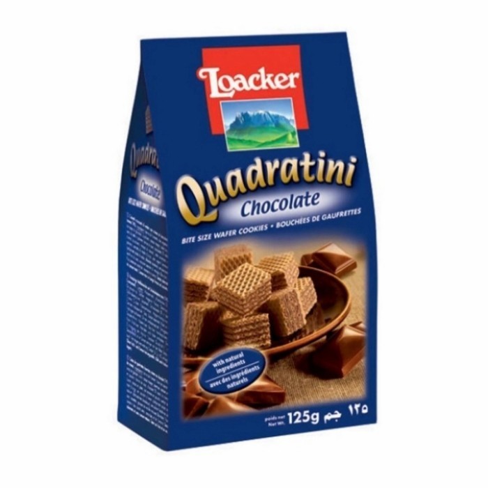 

DISKON Loacker Quadritini Chocolate dengan wafer Cream 125 Gram