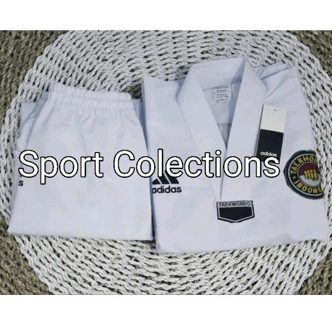 ready Baju Taekwondo Anak Kerah Putih Dobok Taekwondo Anak Kerah Putih Baju Beladiri Taekwondo Anak 
