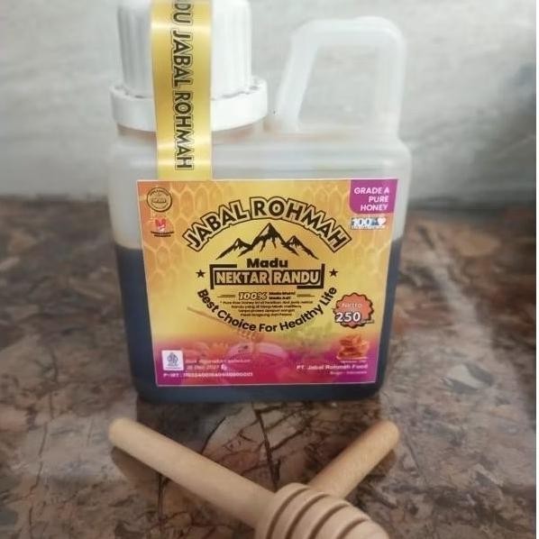 

Madu Asli Murni (250gr) Nektar Randu Jabal Rohmah Grade A 100% Alami Pure Natural Raw Honey >