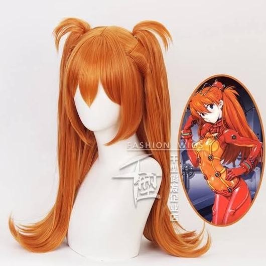 Wig Asuka neon genesis Evangelion styled cosplay
