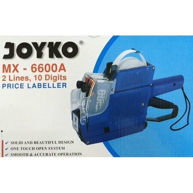 

Paket Joyko MX-6600A (huruf,angka) +Kertas +inkroll -Alat Label Harga
