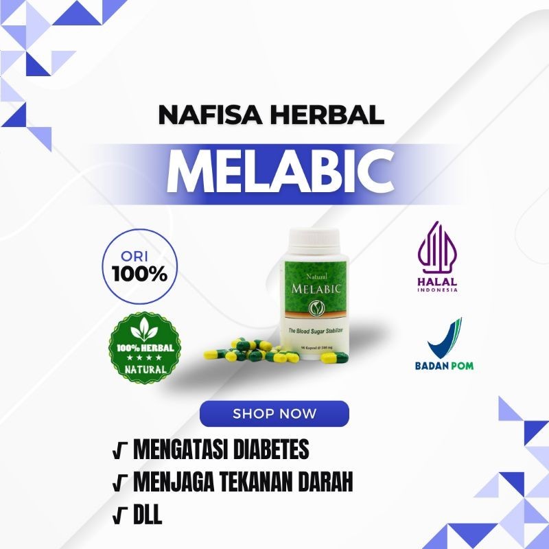 MELABIC ORIGINAL OBAT GULA DARAH KENCING MANIS DIABETES MILITUS KERING BASAH ASLI HERBAL