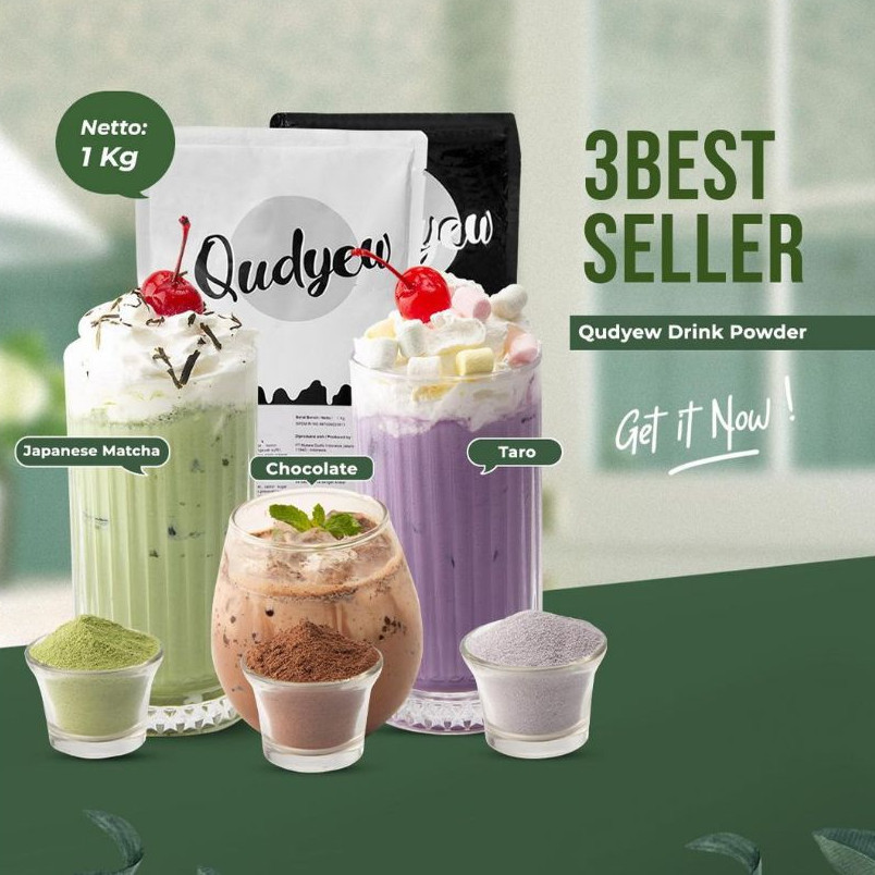 

Qudyew Green Tea Matcha 1 kg bubuk numan serbuk teh hijau