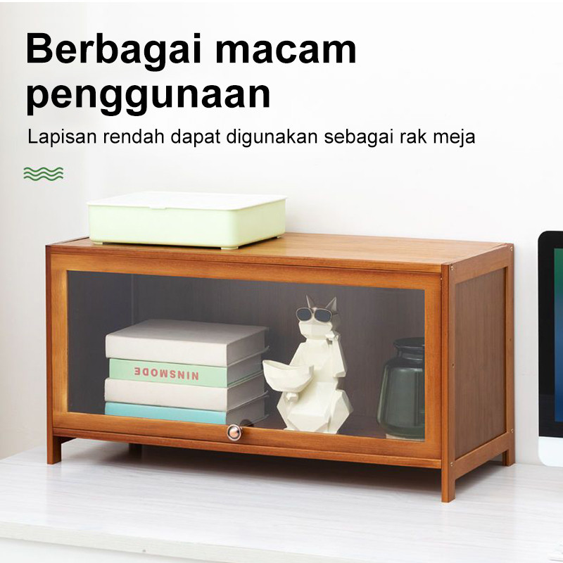 LEMARI BUKU LMARI PAJANGAN LEMARI PENYIMPANAN LOKER TRANSPARAN BESAR RAK PENYIMPANAN MULTIFUNGSI
