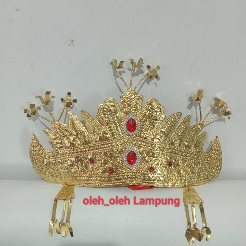 Sale mahkota siger kecil adat lampung/singer lampung mahkota tari lampung/siger lampung murah/akseso