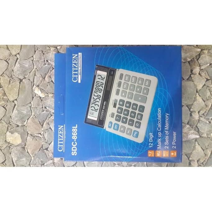 

Re27 Diskon [JK] OFFICE Kalkulator Citizen SDC 868L Hemat