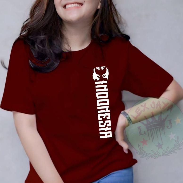 fb-4 COD/Baju Hari Merdeka Wanita 17 Agustus lengan pendek/kaos 17 agustus 2024 dewasa / baju atasan