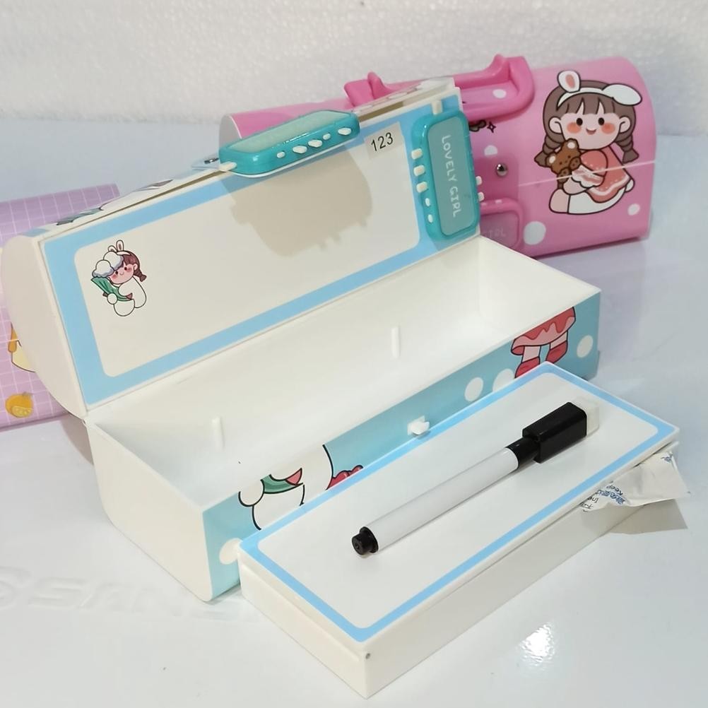 

GC27 BOS Kotak Pensil Plastik Kode Whiteboard/Kotak Pensil Kode/Pencil Case Original