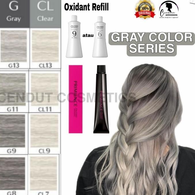 Shiseido primience seri gray dan clear , Shiseido ash pewarna rambut