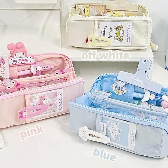 

Korea Style Big Cil Box Organizer Bag Kotak Sil Polos Lucu