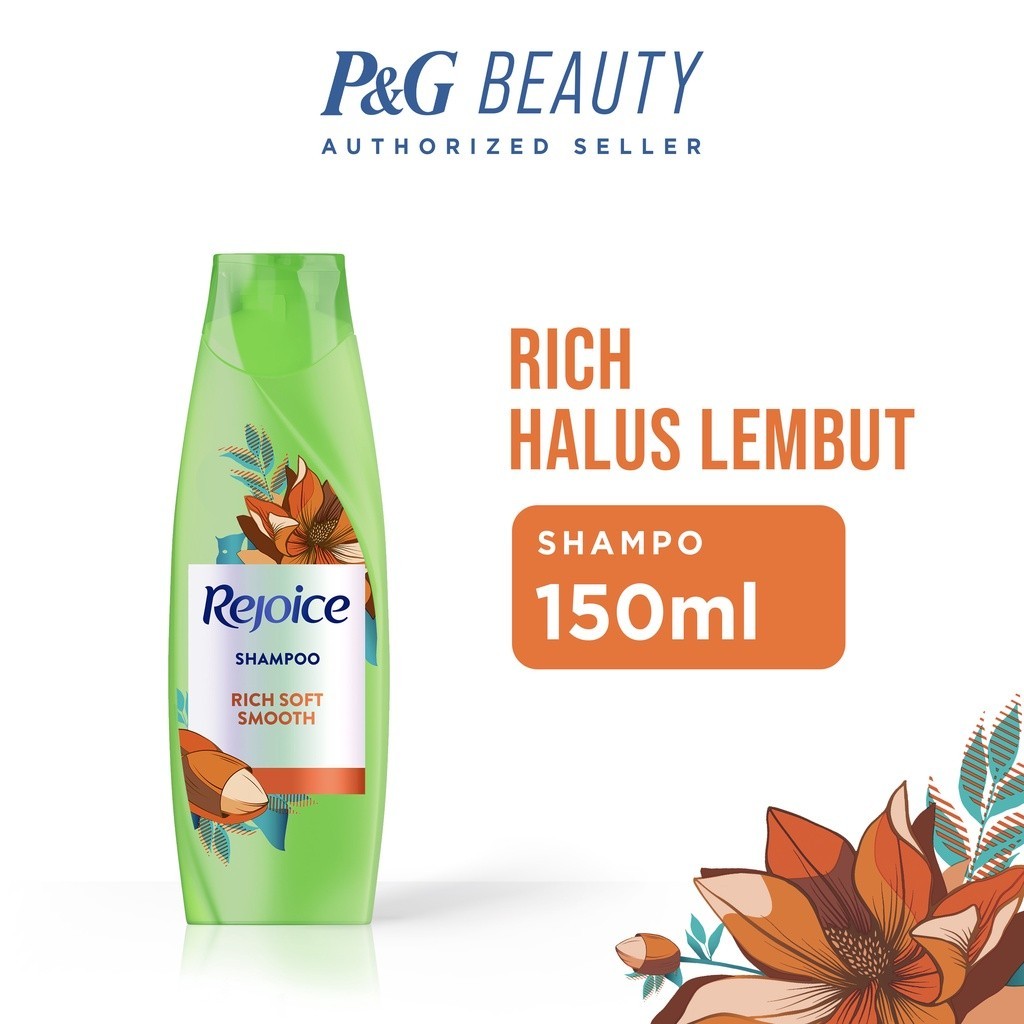 Rejoice Shampoo Rich Halus Lembut 150 ml [P&G]