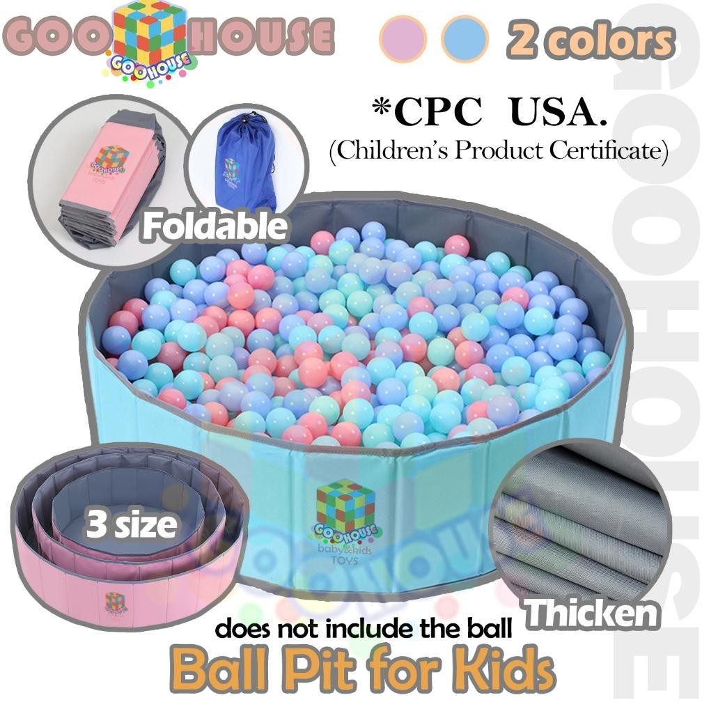 DISKON BULANAN  Kolam Bola Mainan Anak Folding Pool Kolam Anak Lipat kolam mandi bola playpen mainan