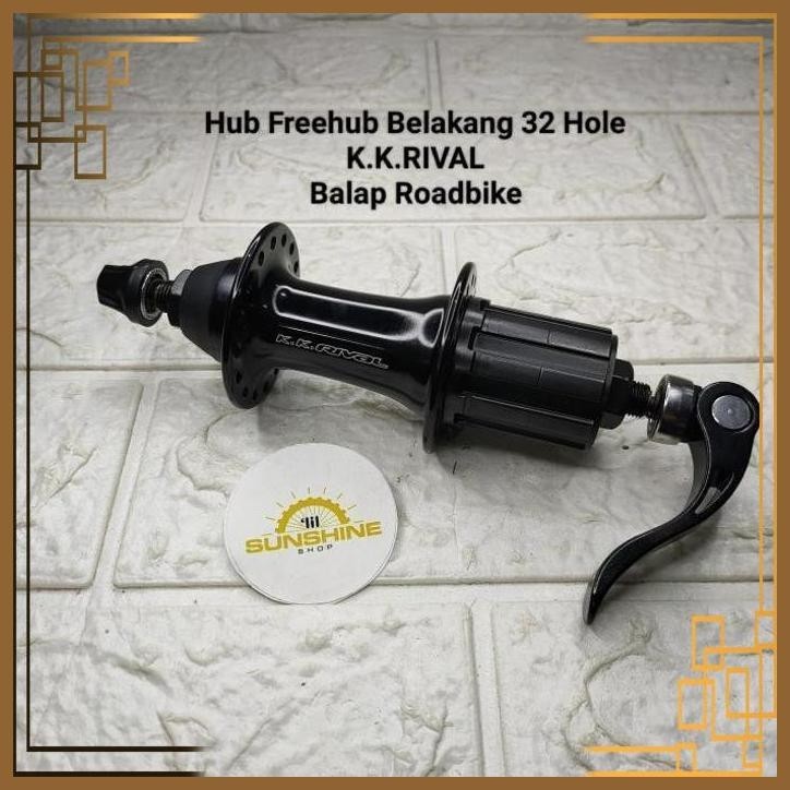 [LSS] HUB FREEHUB QR 32H BELAKANG KK RIVAL FOR SPROCKET CASSETTE SLOOP BALAP