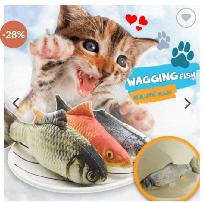 Floppy Fish Cat Toy - TOYFISH CAT