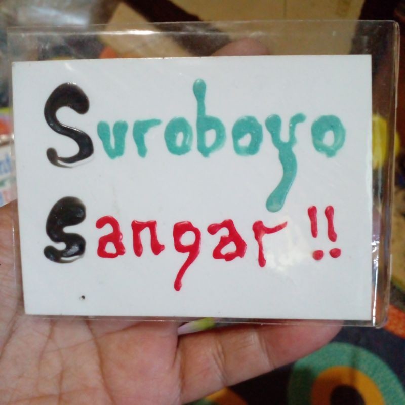 

British Sticker Timbul : Suroboyo Sangar !!