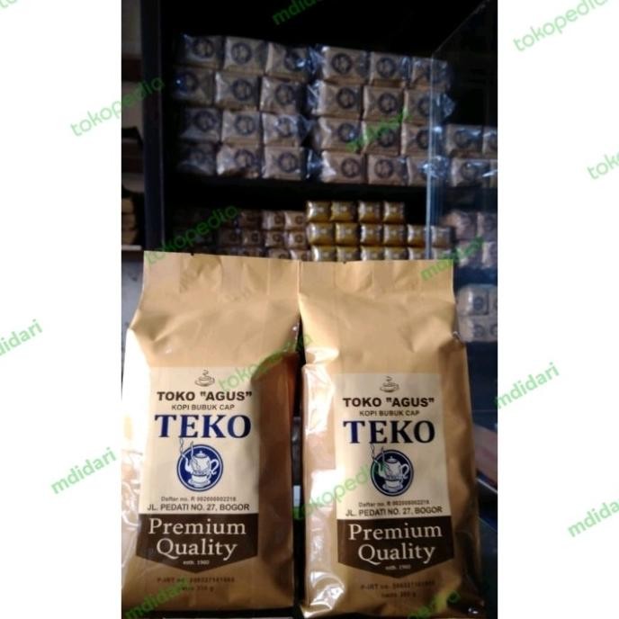 

Kopi Bubuk Arabica 250Gr Kopi Premium Cap Teko Toko Agus Kopi Bogor