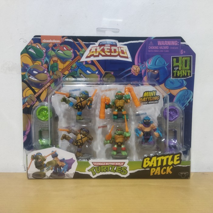 akedo ninja turtles battle pack