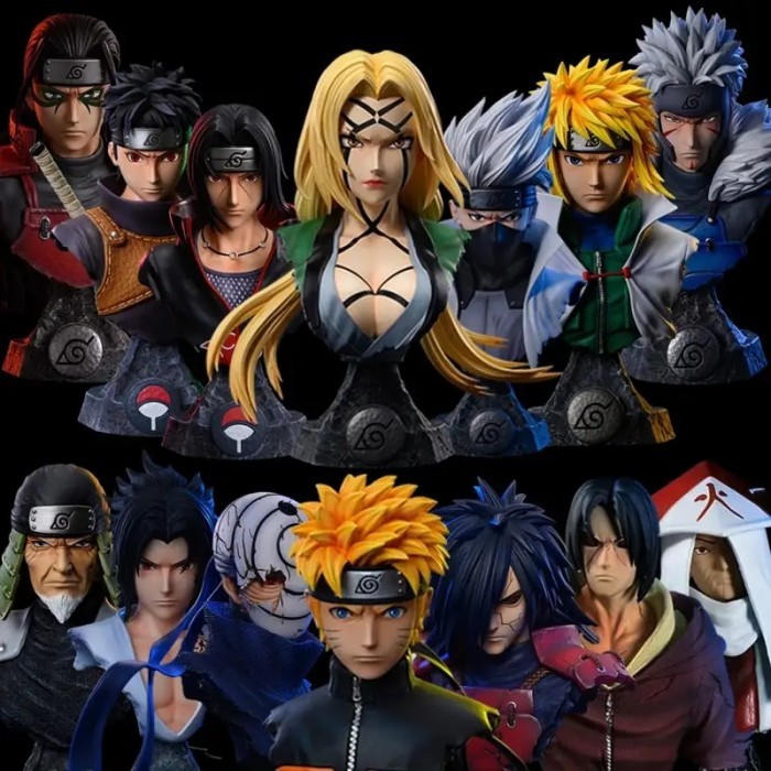 action figure bust Naruto Obito Tsunade Madara tobirama Hashirama
