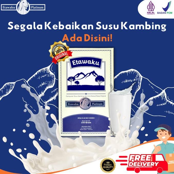 

Etawaku Platinum Original Susu Kambing Etawa Susu Kesehatan 200 g
