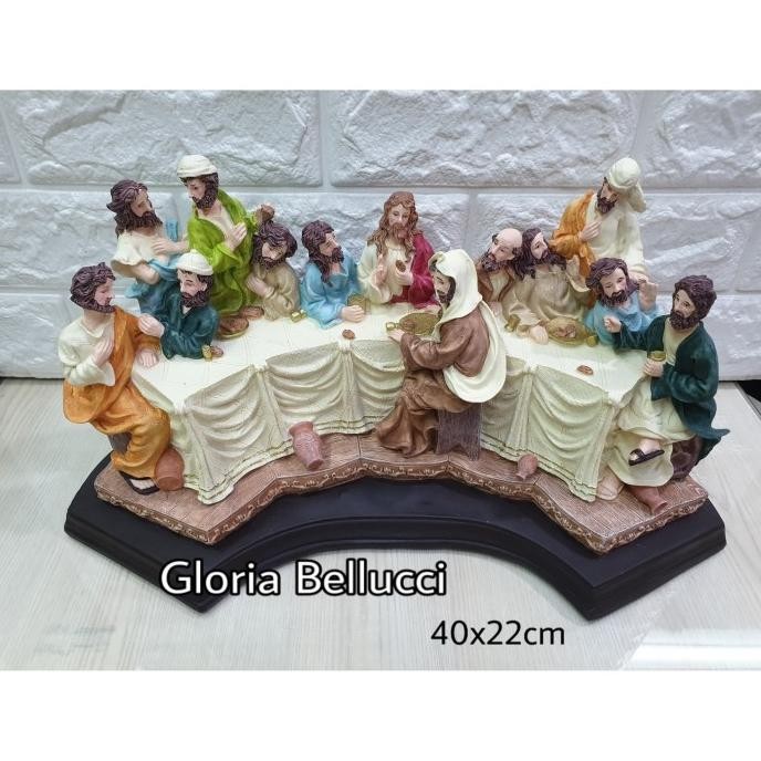 

PAJANGAN PERJAMUAN KUDUS / TERAKHIR YESUS KRISTEN 12 MURID