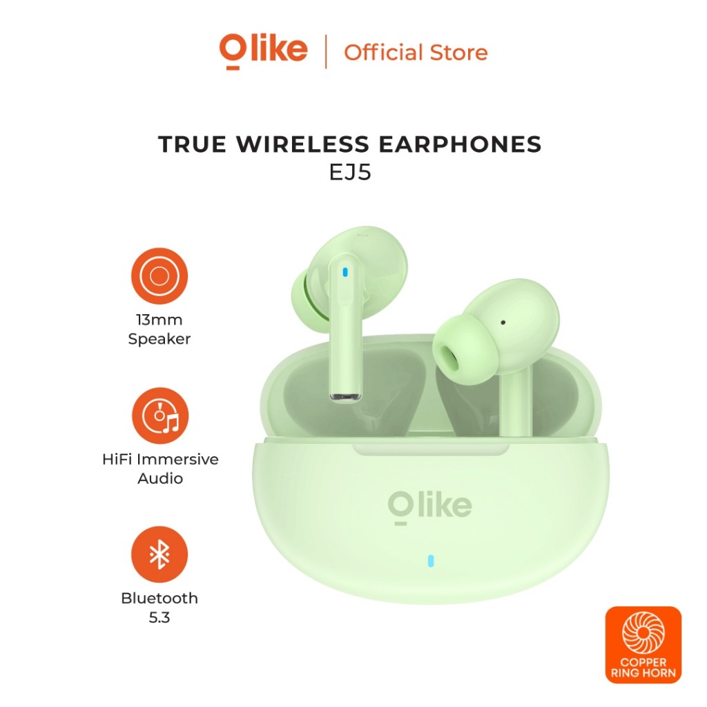 OLIKE TWS EJ Series (EJ1,EJ4,EJ6,EJ5,EJ7) True Wireless Bluetooth Earphone Earbuds LIVE