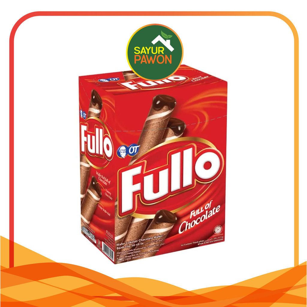 

FULLO - Snack Coklat Wafer Roll Per Box isi 24 pcs