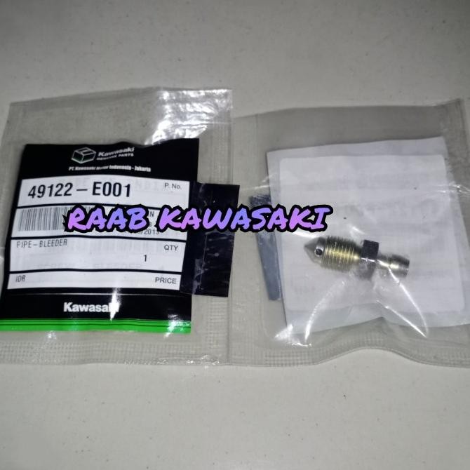 BAUT NEPEL STELAN PEMBUANGAN ANGIN KALIPER BELAKANG PULSAR NS 200 ORI