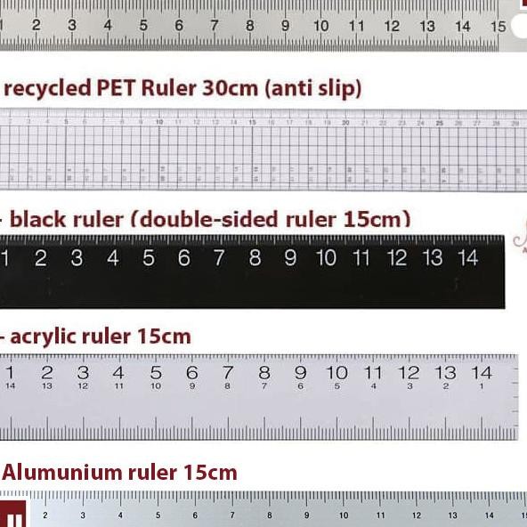 

Muji - Stainless / Alumunium / Plastic Ruler - Ggaris