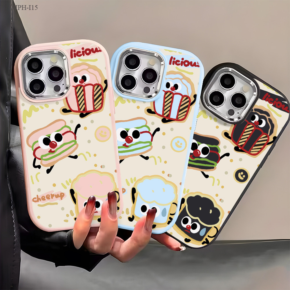 Casing Hp Untuk Compitable With iPhone 15 14 13 12 11 8 7 6 6S X XS XR Pro Plus Max SE Mini 2020 202