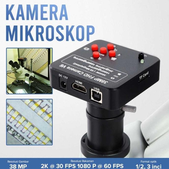 

Kamera Mikroskop Industrial Magnifier Full HD 38MP 2K - V6