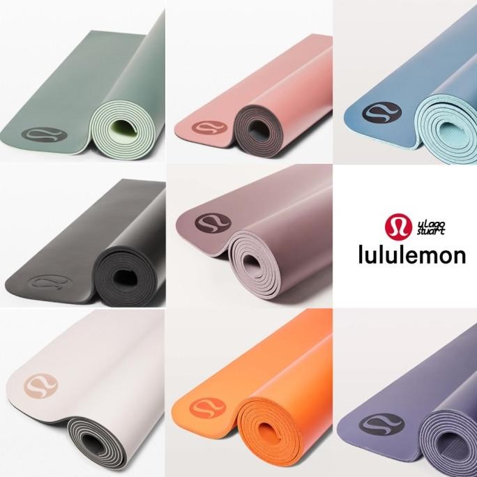 the reversible mat 5mm LULULEMON solid yoga matras alo manduka senam